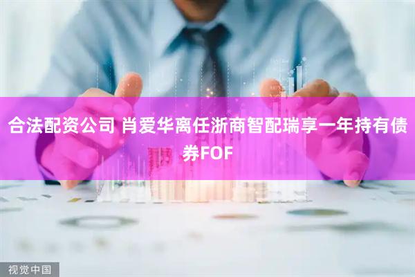 合法配资公司 肖爱华离任浙商智配瑞享一年持有债券FOF